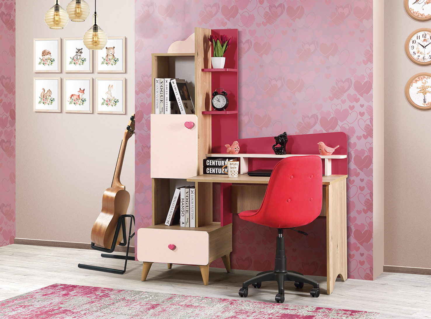 T-320 Masal Pembe Çocuk Odası